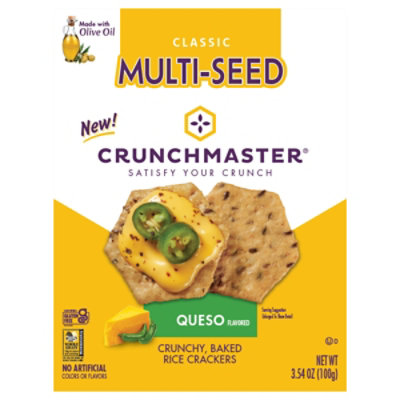 Crunchmaster Multiseed Queso 3.54oz - 3.54 OZ - Image 1