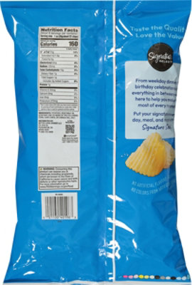 Signature Select Ripple Original Potato Chips 8 Oz - 8 OZ - Image 5