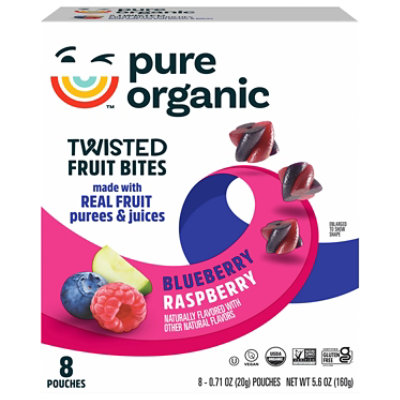 Pure Organic Bites Blueberry Raspberry 8ct - 5.6OZ - Image 2