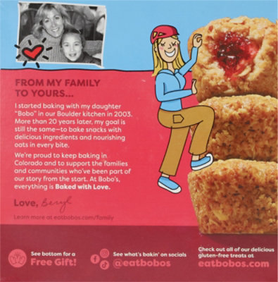 Bobos Oat Bars Bites Stuffd Strawberry 7.8oz - 7.8 OZ - Image 5