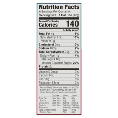 Bobos Oat Bars Bites Stuffd Strawberry 7.8oz - 7.8 OZ - Image 3