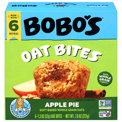 Bobos Oat Bars Bites Stuffd Apple Pie 7.8oz - 7.8 OZ - Image 2