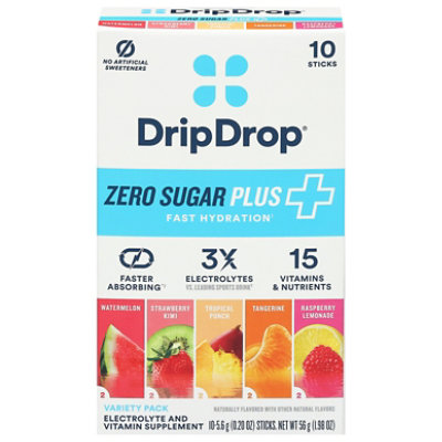 Drip Drop Zero Sugar Plus Vrty Pk - 10 CT - Image 1