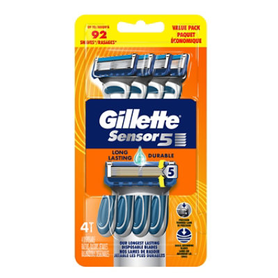 Gillette Sensor5 Disposable Razor - 4 ct - Image 8