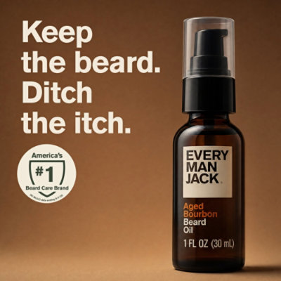 Every Man Jack Aged Bourbon Beard Oil - 1 Fl. Oz. - Image 3