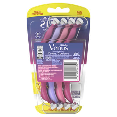 Venus Simply3 Women's Disposable Razors - 8 ct - Image 8