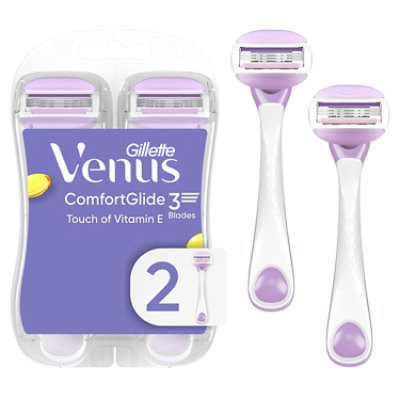 Venus Comfort Glide Vitamin E Disposable Razor - 2 ct - Image 1