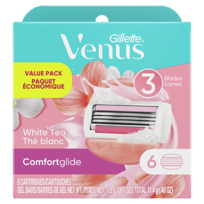 Venus Comfort Glide White Tea Cartrdige - 6 ct - Image 5