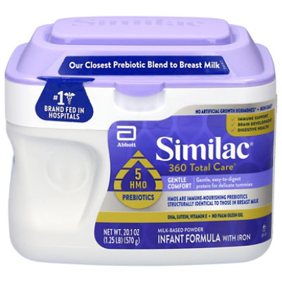 Similac 360 Total Care Gentle Comfort 20.1 Ounce Powder 4 Count - 20.1 OZ - Image 2
