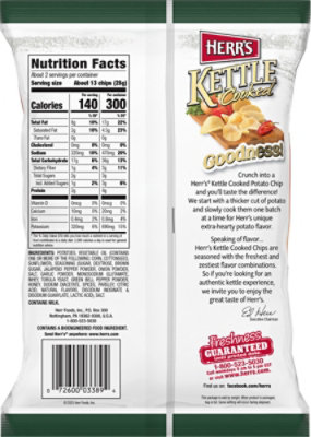 Herrs Kettle Honey Jalapeno Potato Chips 2.125oz - 2.125OZ - Image 5