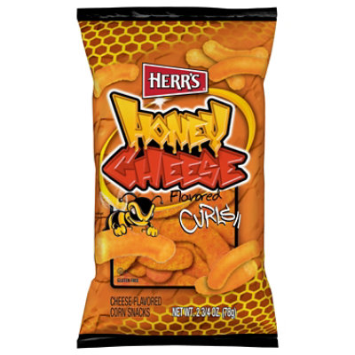Herrs Honey Cheese Curls 2.75oz - 2.75 OZ - Image 1