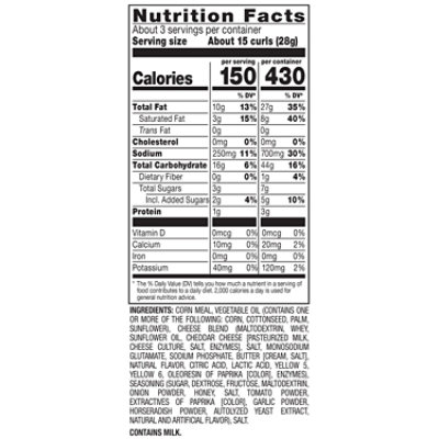 Herrs Honey Cheese Curls 2.75oz - 2.75 OZ - Image 4
