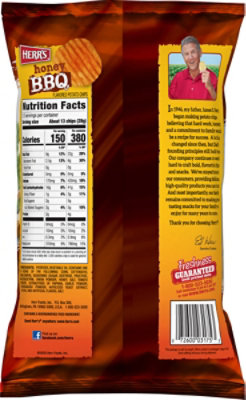 Herr's Honey Bbq Ripple Potato Chips 2.5oz - 2.5 OZ - Image 5