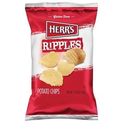 Herr's Ripples Potato Chips 2.5oz - 2.5 OZ - Image 2
