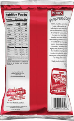 Herr's Ripples Potato Chips 2.5oz - 2.5 OZ - Image 5
