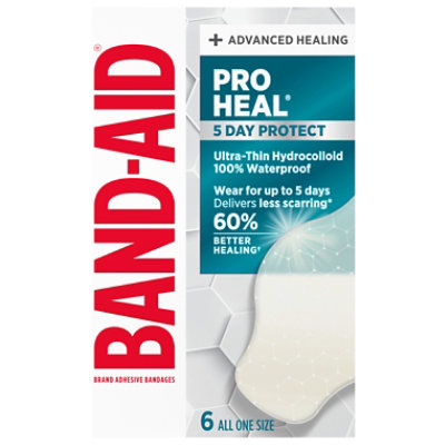 Bandaid Pro Heal 5day Protect Lg 6ct - 6 CT - Image 1
