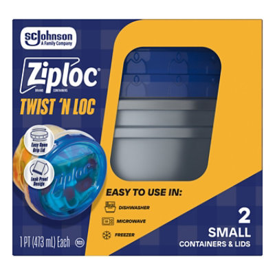 Ziploc Containers Twist N Lock Small 2cp - 2 CT - Image 1