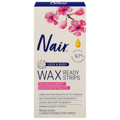 Nair Wax Strips Body 40ct - 40 ct - Image 1