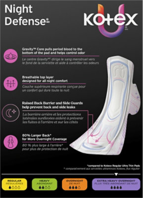 Kotex Prem Ultrathn Ovrnt Wng Xhvy - 24 CT - Image 4