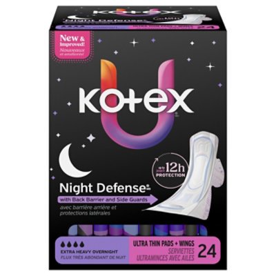Kotex Prem Ultrathn Ovrnt Wng Xhvy - 24 CT - Image 1