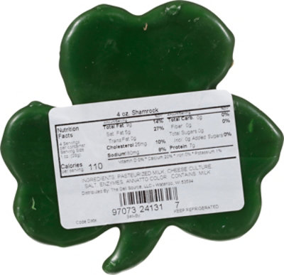 Jims Cheese Shamrock Cheddar Wax - 4 OZ - Image 5