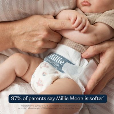 Millie Moon Luxury Diapers - Size 1 - 108 Count - Image 4