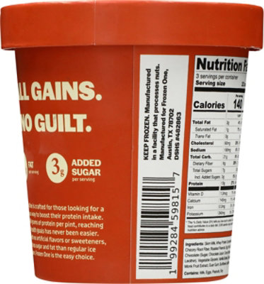 Frozen One Ice Cream Protein Peanut Butter Chip - 1 PT - Image 5