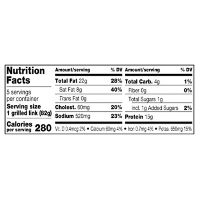 Smithfield Chipotle & Cheddar Dinner Links 19oz - 19 OZ - Image 3