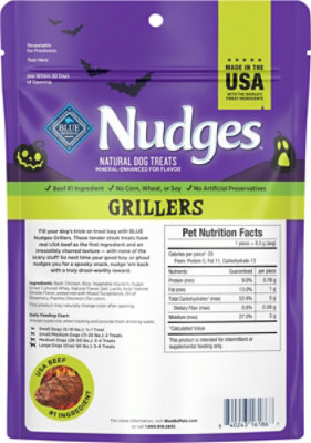Blue Dog Treat Halloween Nudges Frankenstein - 5 OZ - Image 4