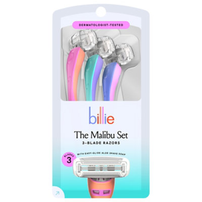 Billie Disposable Razor Malibu - 3 ct - Image 1
