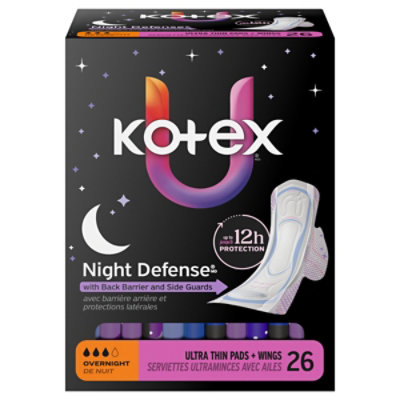 Kotex Prem Ultrathn Ovrnt Wng - 26 CT - Image 2