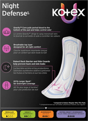 Kotex Prem Ultrathn Ovrnt Wng - 26 CT - Image 4