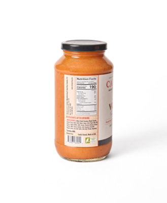 Carlinos Sauce Vodka Carlinos Jar - 24 OZ - Image 3