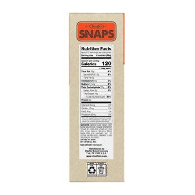 Stauffer Cookie Ginger Snaps - 12 OZ - Image 2