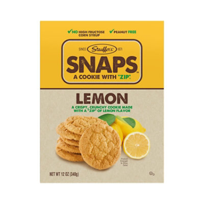 Stauffer Cookie Lemon Snaps - 12 OZ - Image 1
