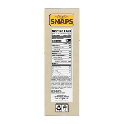 Stauffer Cookie Lemon Snaps - 12 OZ - Image 3