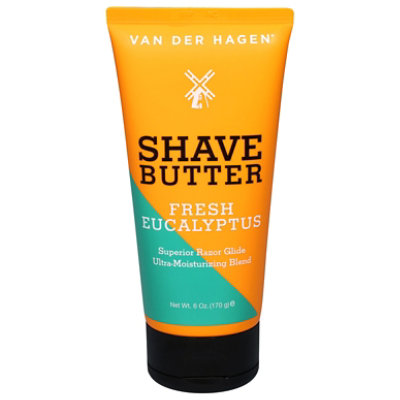 Van Der Haggen Shave Butter Fresh Eucalyptus - 6 oz - Image 1