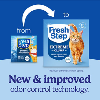 Fresh Step Extreme Mountain Spring Scented Clumping Litter - 14 Lbs - Image 3