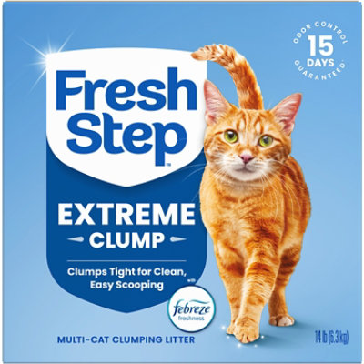 Fresh Step Extreme Mountain Spring Scented Clumping Litter - 14 Lbs - Image 2