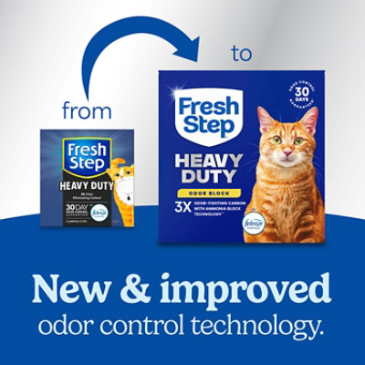 Fresh Step Heavy Duty Odor Block Multi-Cat Clumping Litter with Febreze Freshness - 22 Lbs - Image 3