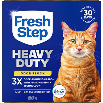Fresh Step Heavy Duty Odor Block Multi-Cat Clumping Litter with Febreze Freshness - 22 Lbs - Image 2