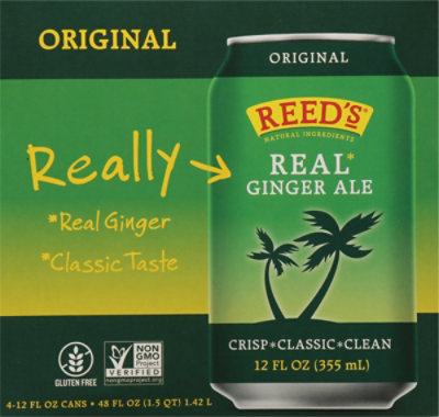 Reeds Soda Real Ginger Ale 4-12 Fz - 4-12 FZ - Image 5