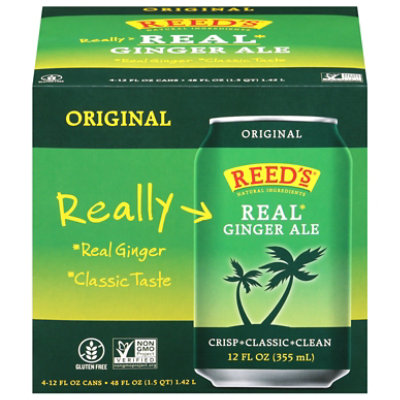 Reeds Soda Real Ginger Ale 4-12 Fz - 4-12 FZ - Image 1