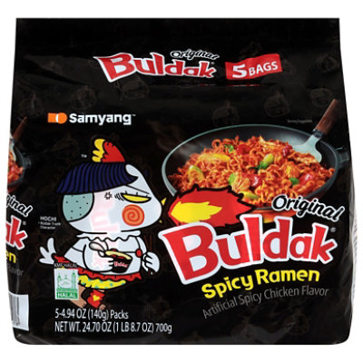 Samyang Buldak Spicy Chicken Ramen Mp - 24.7 OZ - Image 2