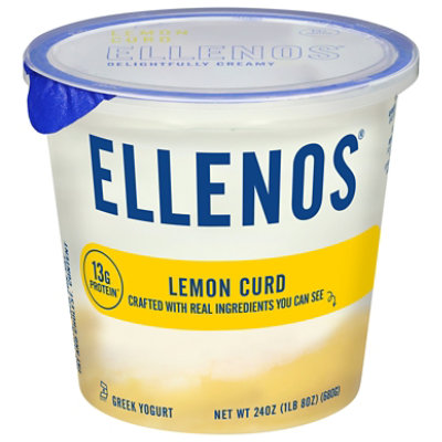 Ellenos Lemon Curd 24 Oz Delightfully Creamy Greek Yogurt - 24 OZ - Image 2