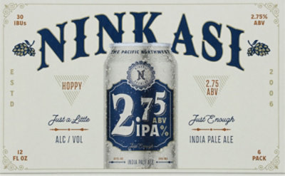 Ninkasi 2.75% Ipa 6pk Can - 6-12 FZ - Image 3