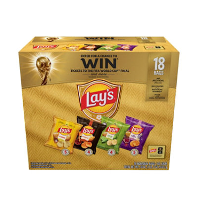 Lay's Limited Edition FIFA Variety Pack Potato Chips - 18 Count - Image 1