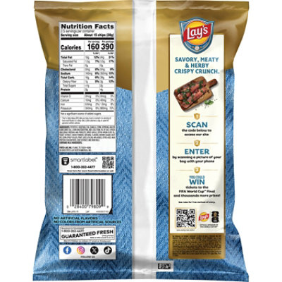 Lays Potato Chips Steak Chimichurri 2.5 Oz - 2.5 OZ - Image 5