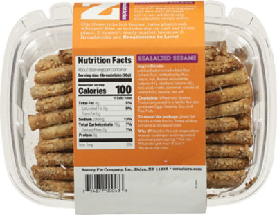 Z Breadsticks Sea Salted Sesame Breadsticks - 8 OZ - Image 5