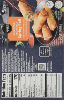 Signature Select Chicken & Vegetable Spring Rolls 9 Oz - 9 OZ - Image 5